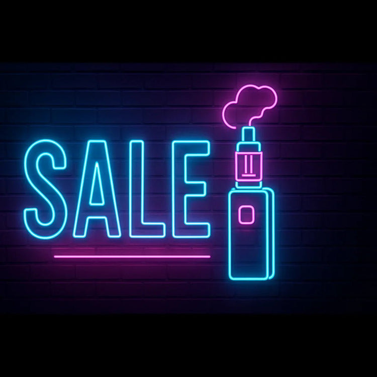 „E-Zigaretten SALE – reduzierte Vapes, Liquids und Zubehör im Angebot“