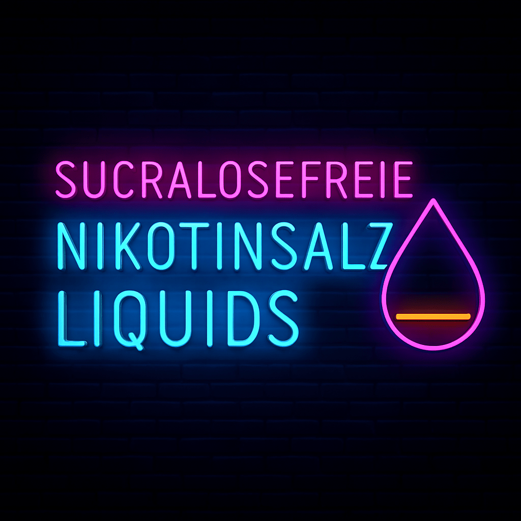 „Sucralosefreie Nikotinsalz Liquids – süßungsfreie Nikotinsalze für E-Zigaretten“