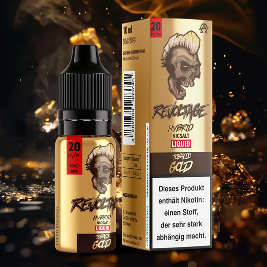 REVOLTAGE - Tobacco Gold Hybrid Nikotinsalz Liquid 10 ml