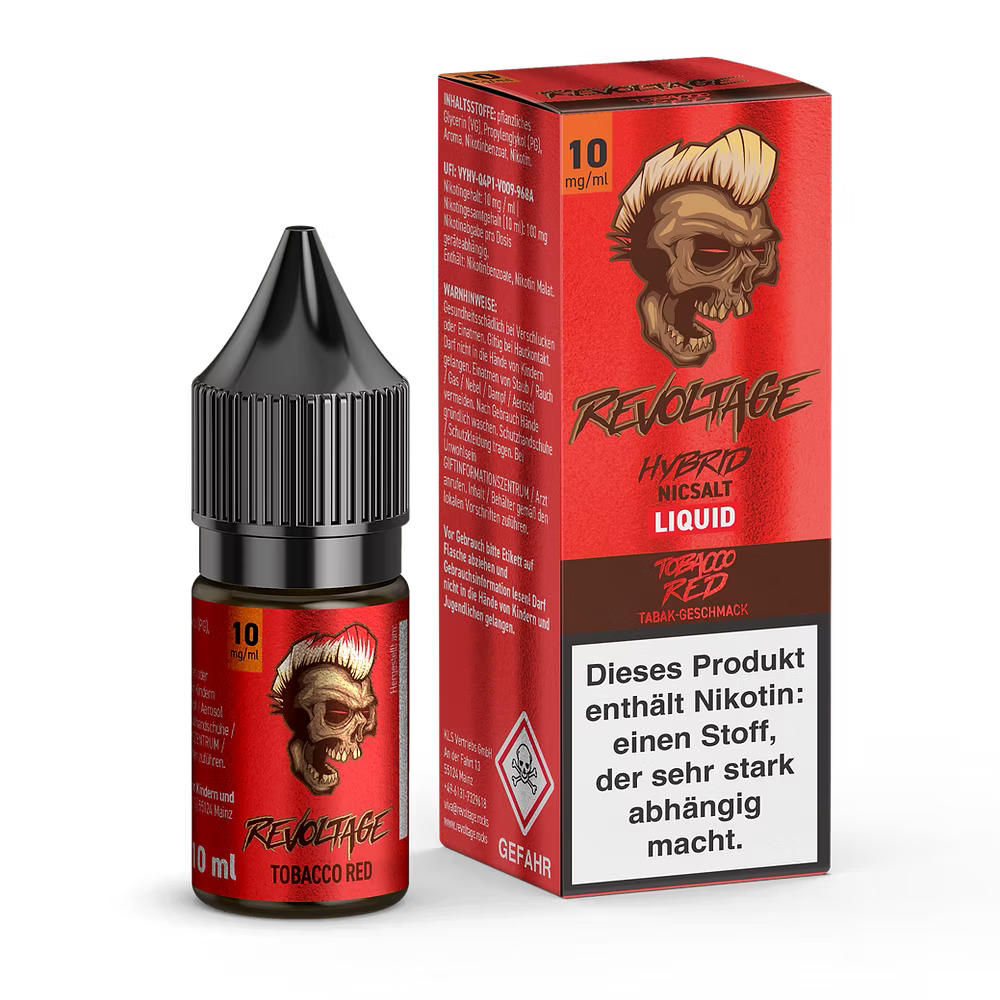 REVOLTAGE Tobacco Red Hybrid Nikotinsalz Liquid 10ml 10mg