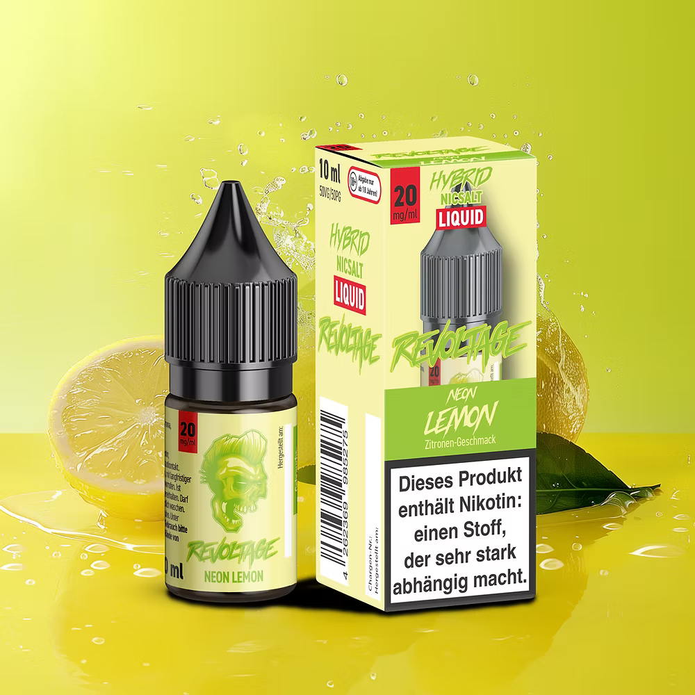 REVOLTAGE - Neon Lemon Hybrid Nikotinsalz Liquid 10 ml