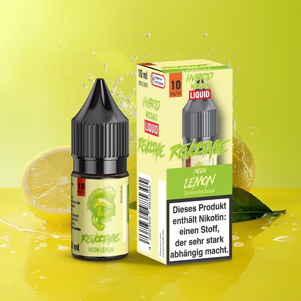 REVOLTAGE - Neon Lemon Hybrid Nikotinsalz Liquid 10 ml