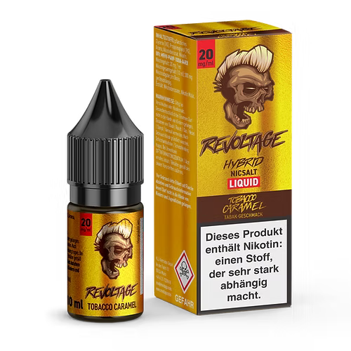 REVOLTAGE Tobacco Caramel Hybrid Nikotinsalz Liquid 10ml 20mg