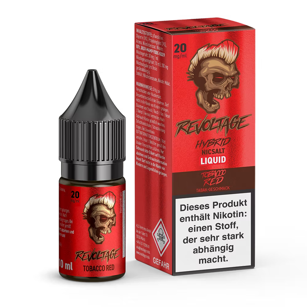 REVOLTAGE - Tobacco Red Hybrid Nikotinsalz Liquid 10ml