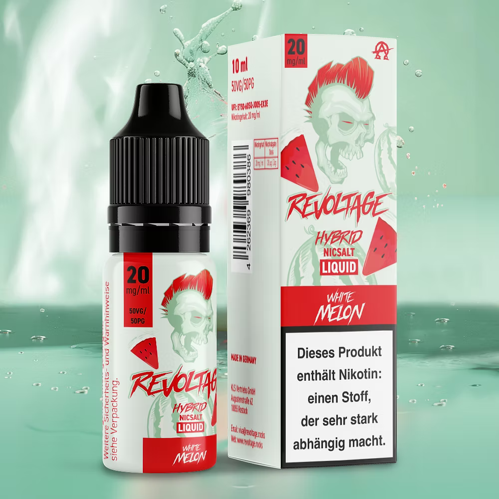 REVOLTAGE - White Melon Hybrid Nikotinsalz Liquid 10 ml