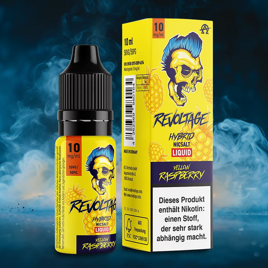 REVOLTAGE - Yellow Raspberry Hybrid Nikotinsalz Liquid 10 ml