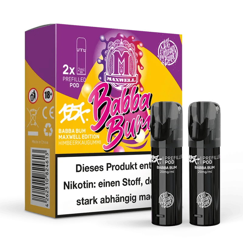 187 Strassenbande 187 POD Prefilled Pod 20mg Babba Bum Maxwell Edition
