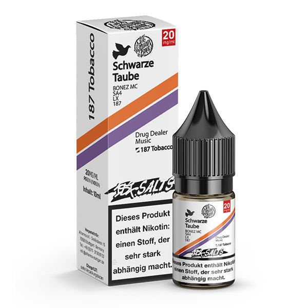 187 STRASSENBANDE Schwarze Traube Nikotinsalz Liquid 10 ml 20mg