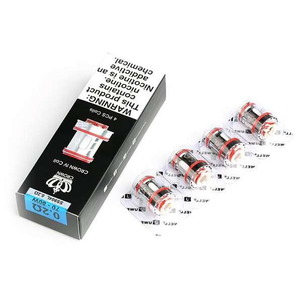 Uwell Crown 4 Coils 0.2/0.4/0.23 Ohm (4 Stck) Jetzt kaufen YASIRZ E-Zigaretten Onlineshop Uwell Crown 4 Coils 0.2/0.4/0.23 Ohm (4 Stck) Jetzt kaufen YASIRZ E-Zigaretten Onlineshop
