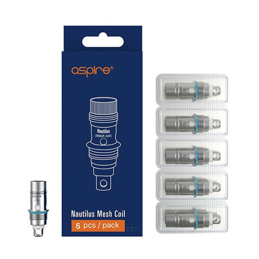 5x Aspire BVC Nautilus Coil Verdampferkopf - YASIRZ E - Zigaretten Onlineshop