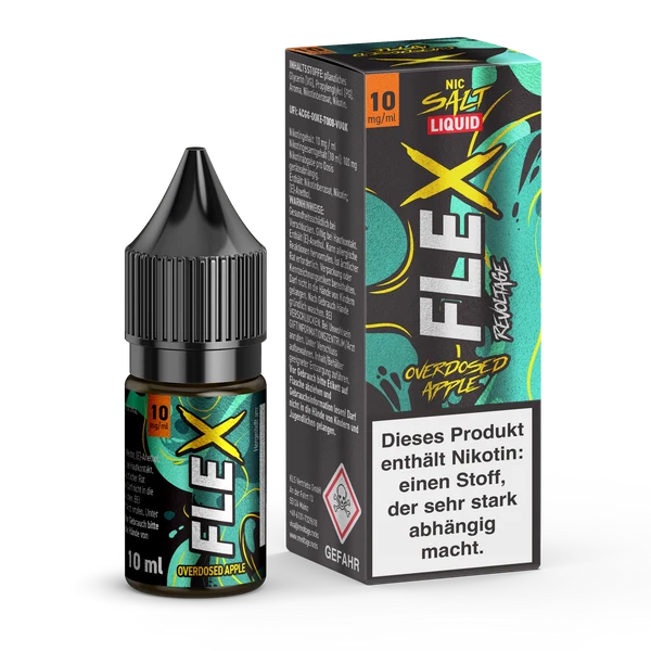 REVOLTAGE Flex Overdosed Apple Nikotinsalz Liquid 10ml
