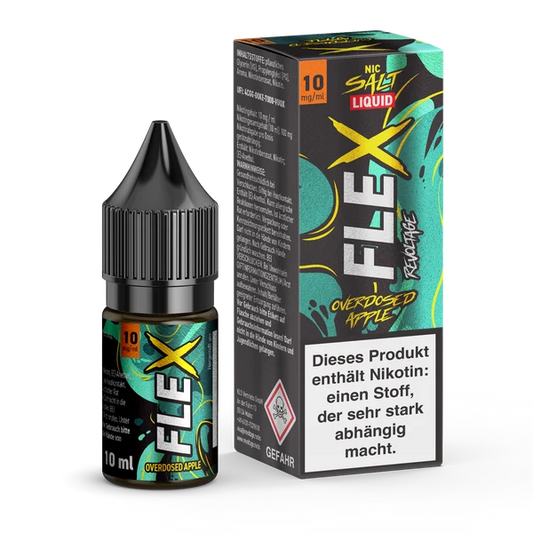 REVOLTAGE Flex Overdosed Apple Nikotinsalz Liquid 10ml