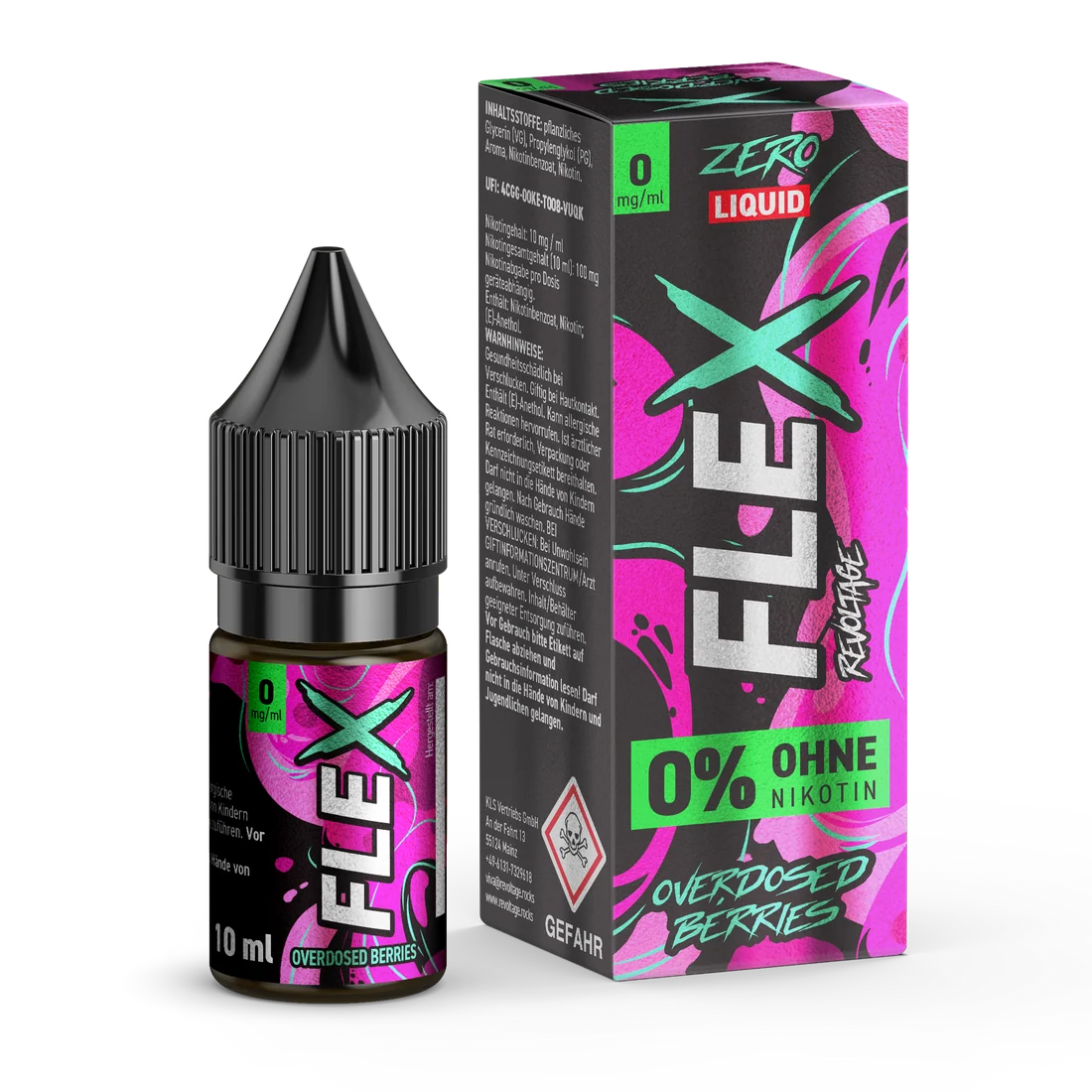 REVOLTAGE Flex Overdosed Berries Nikotinsalz Liquid 10ml
