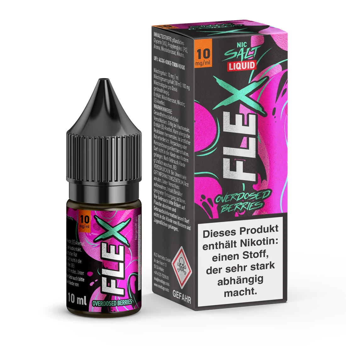 REVOLTAGE Flex Overdosed Berries Nikotinsalz Liquid 10ml