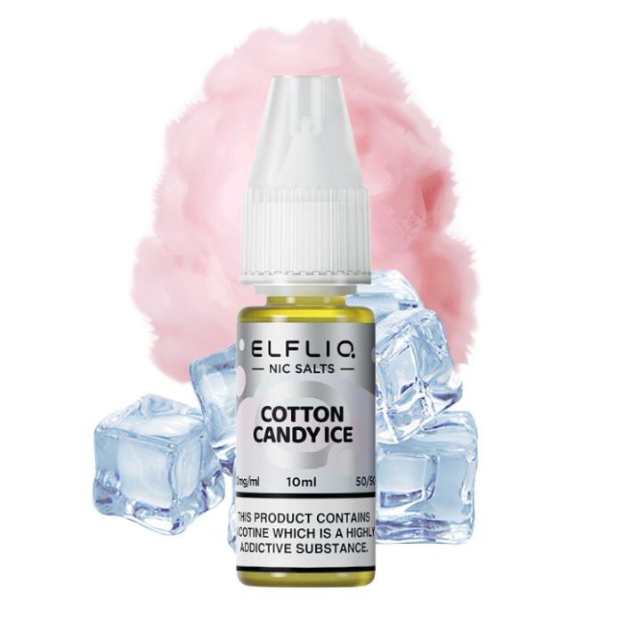 ELFBAR ELFLIQ Cotton Candy Ice Nikotinsalz Liquid 10 ml