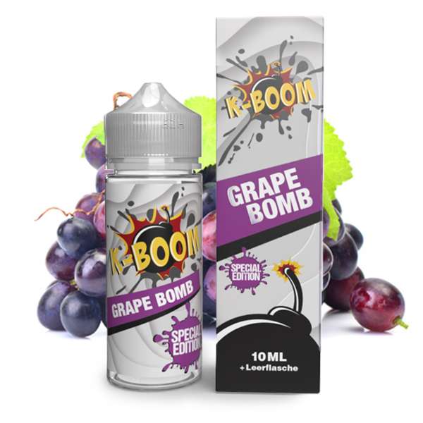 K-BOOM Grape Bomb Original Rezept 10ml