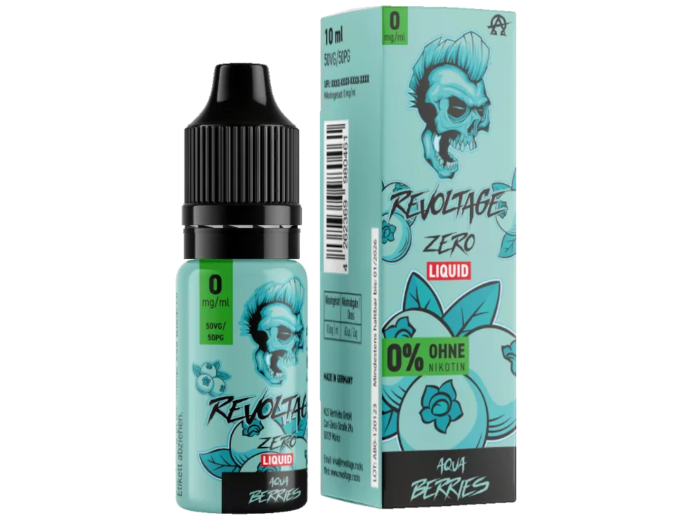 REVOLTAGE - Aqua Berries - Hybrid Nikotin Salz Liquid