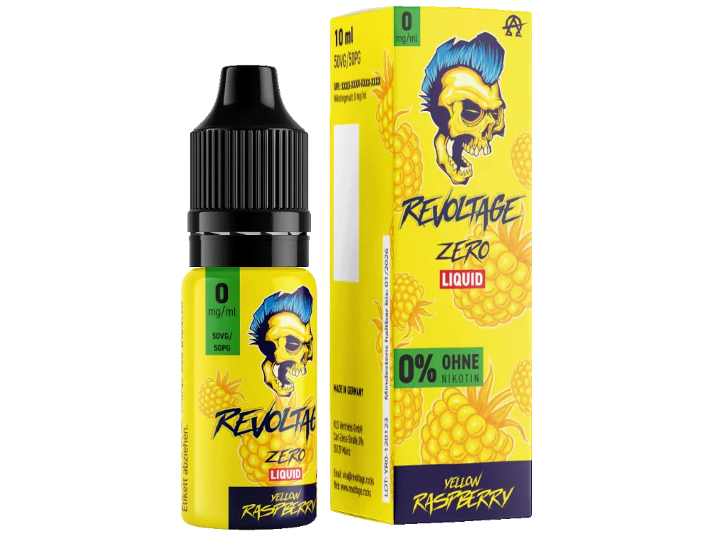 REVOLTAGE - Yellow Raspberry- Hybrid Nikotin Salz Liquid