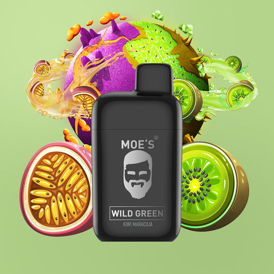 MOE´S Vape Einweg Wild Green 17mg