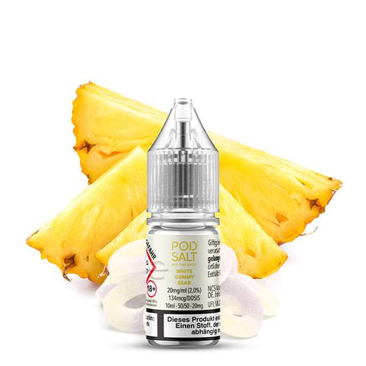 Pod Salt Xtra - White Gummy Bear Nikotinsalz Liquid 10ml