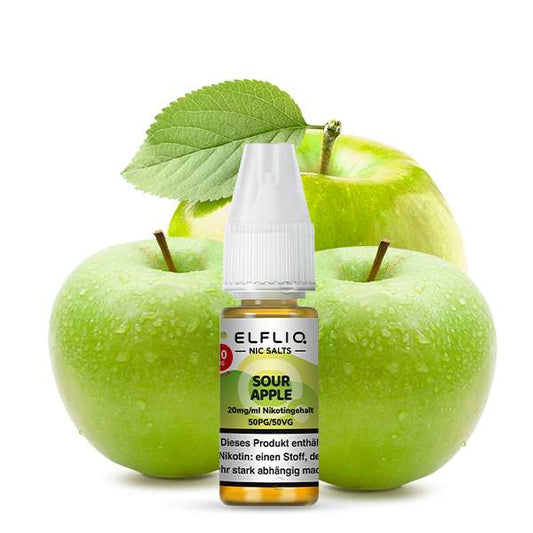 ELFBAR ELFLIQ Sour Apple Nikotinsalz Liquid 10 ml