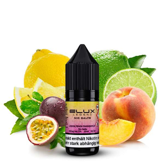 ELUX Lemon Peach Passion Nikotinsalz Liquid 10 ml