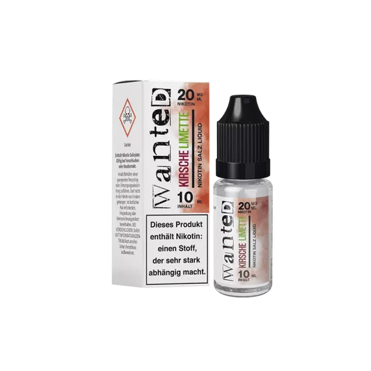 Wanted Overdosed - Kirsche Limette 10ml Nikotinsalz