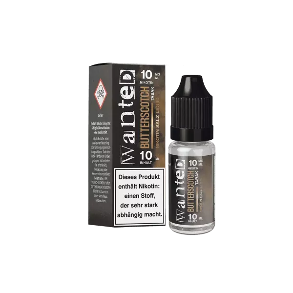 Wanted Overdosed - Butterscotch Tabak 10ml Nikotinsalz