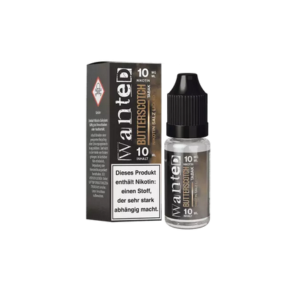 Wanted Overdosed - Butterscotch Tabak 10ml Nikotinsalz