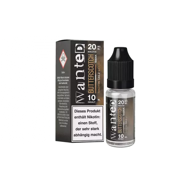 Wanted Overdosed - Butterscotch Tabak 10ml Nikotinsalz