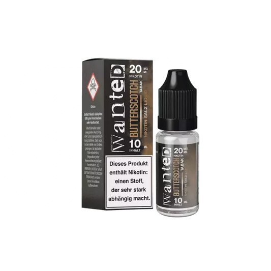 Wanted Overdosed - Butterscotch Tabak 10ml Nikotinsalz