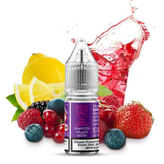 POD SALT XTRA Pink Purple Lemonade Nikotinsalz Liquid 10 ml