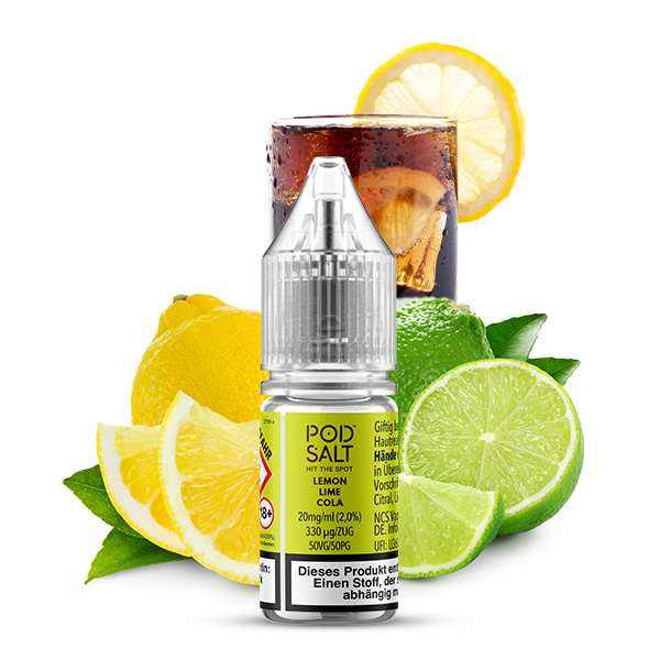 POD SALT XTRA Lemon Lime Cola Nikotinsalz Liquid 10 ml