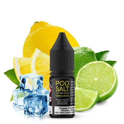 POD SALT CORE Lemon & Lime Ice Nikotinsalz Liquid 10ml