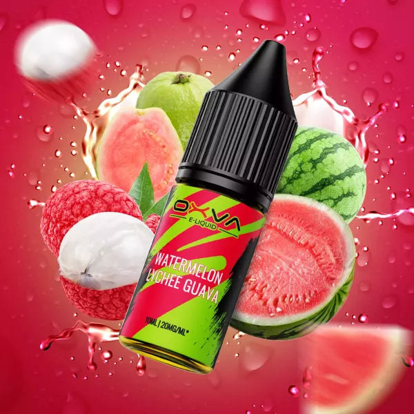 OXVA Watermelon Lychee Guava Nikotinsalz Liquid 10 ml