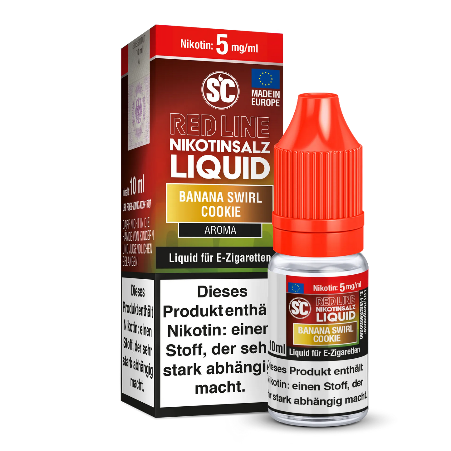 SC RED LINE - BANANA SWIRL COOKIE Nikotinsalz Liquid
