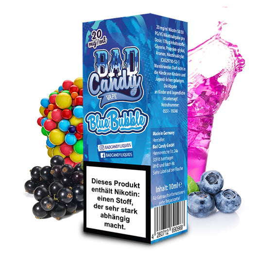 Bad Candy Liquids Blue Bubble Nikotinsalz Liquid 10ml