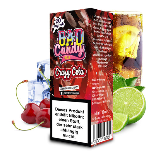 Bad Candy Liquids Crazy Cola Nikotinsalz Liquid 10ml