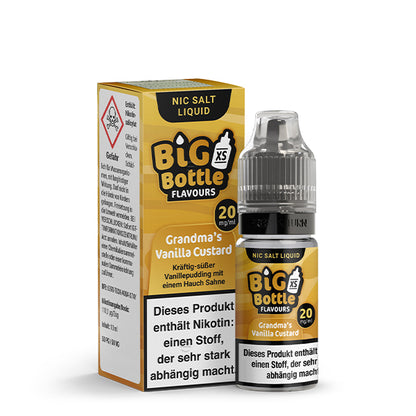 BIG BOTTLE Grandma's Vanilla Custard Nikotinsalz Liquid 10 ml