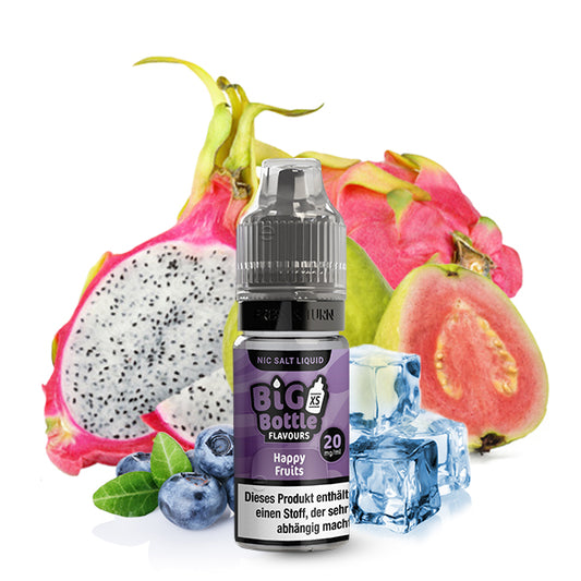 BIG BOTTLE Happy Fruits Nikotinsalz Liquid 10 ml