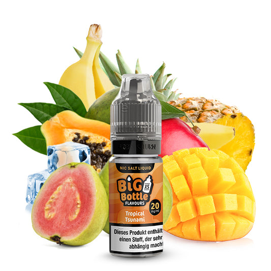 BIG BOTTLE Tropical Tsunami Nikotinsalz Liquid 10 ml