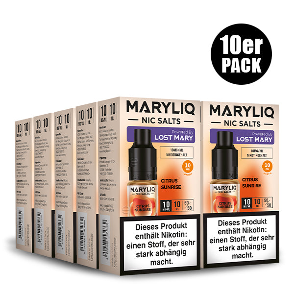 LOST MARY MARYLIQ Citrus Sunrise Nikotinsalz Liquid 10 ml