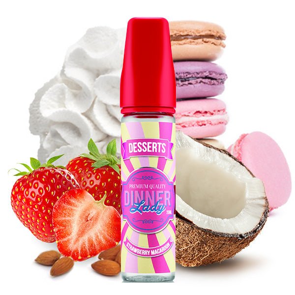 DINNER LADY Dessert Strawberry Macaroon Aroma 20 ml