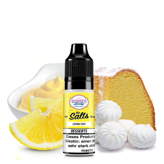 DINNER LADY Lemon Tart Nikotinsalz Liquid 10 ml