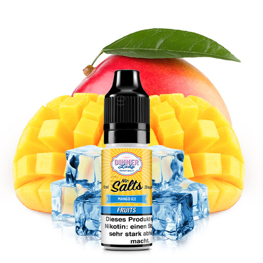 DINNER LADY Mango Ice Nikotinsalz Liquid 10 ml