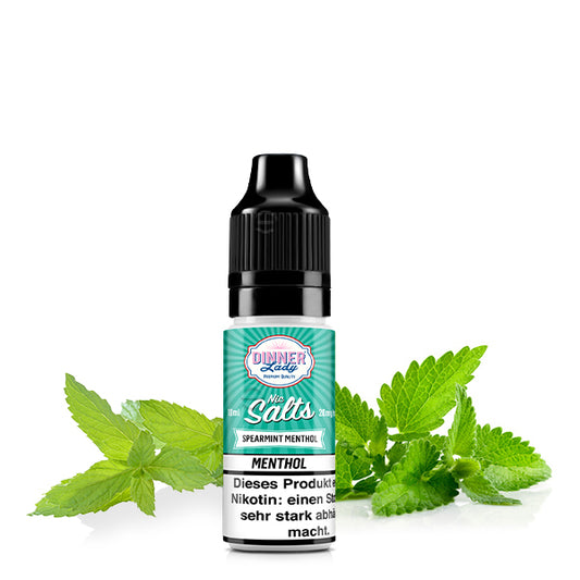 DINNER LADY Spearmint Menthol Nikotinsalz Liquid 10 ml