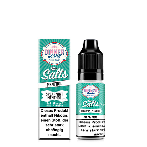 DINNER LADY Spearmint Menthol Nikotinsalz Liquid 10 ml