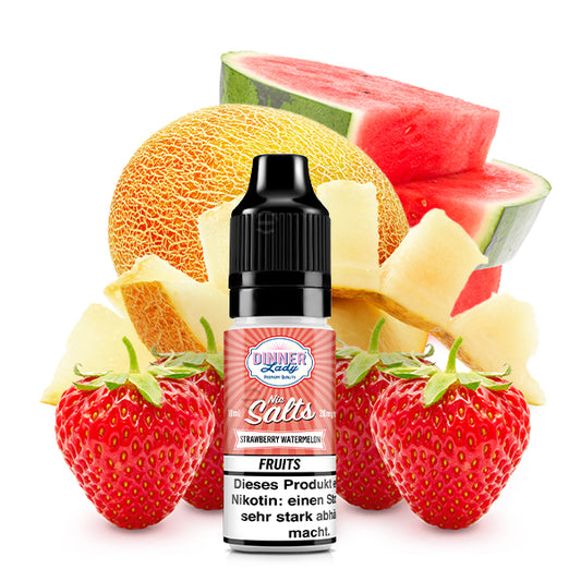 DINNER LADY Strawberry Watermelon Nikotinsalz Liquid 10 ml