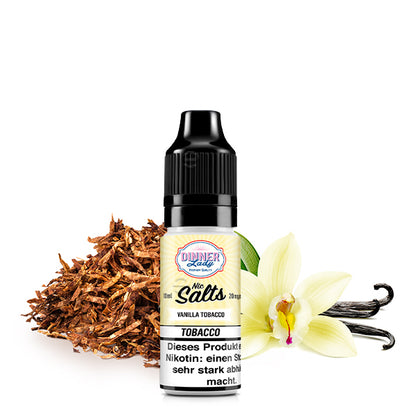 DINNER LADY Vanilla Tobacco Nikotinsalz Liquid 10 ml