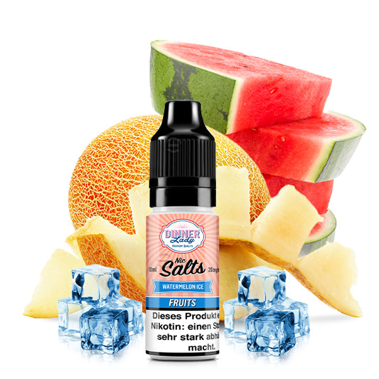 DINNER LADY Watermelon Ice Nikotinsalz Liquid 10 ml